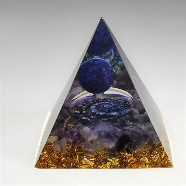 Orgonite pyramid Lapis lazuli