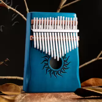 Kalimba Sun 17 tones blue