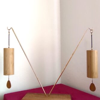Stand for 2 Kosh with chimes