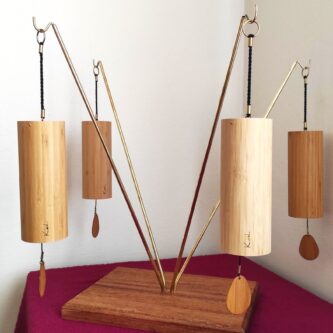 Stand for 4 Kosh with chimes