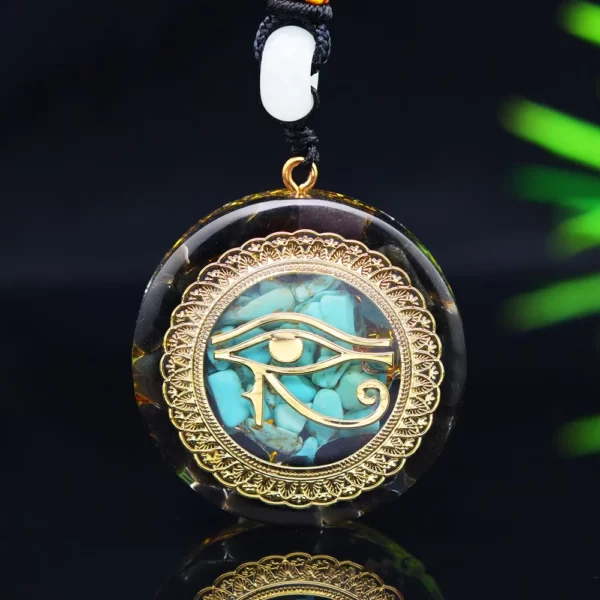 orgonite pendant eye of horus